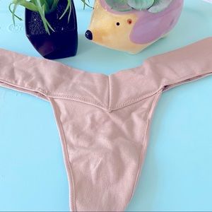 Nude thong panty
